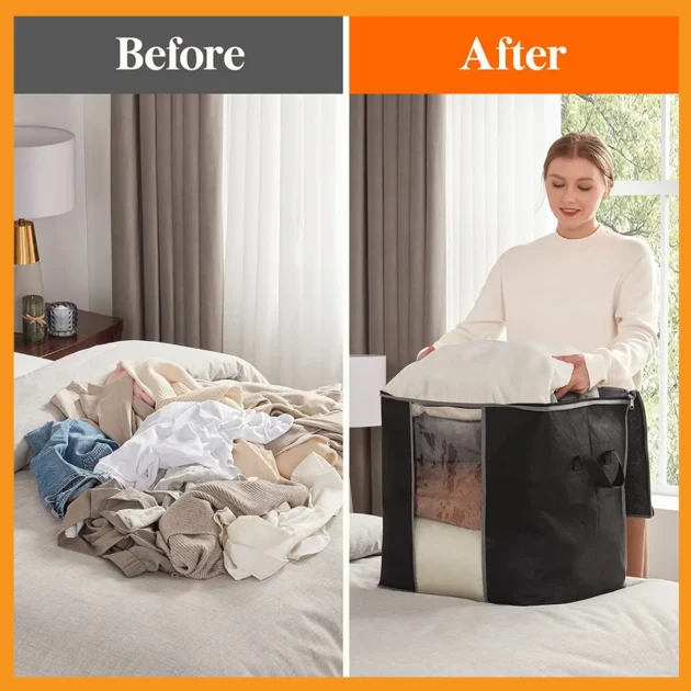 2-Pack Blanket Storage Bags - Image 4