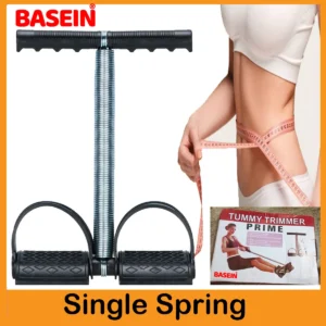 Basein Double & Single Spring Tummy Trimmer – High-Quality Belly Fat & Weight Loss Machine for Home Gym