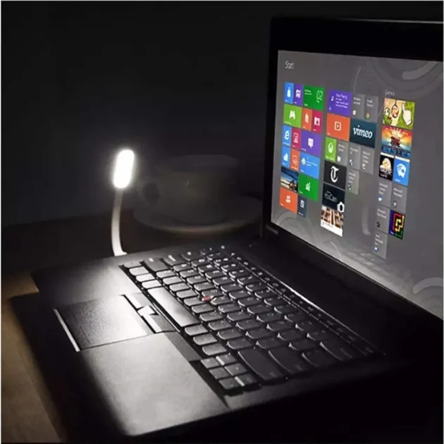 Basein USB LED Light Lamp – Flexible Mini Night Light for Laptop, Keyboard & Power Bank (Pack of 5) - Image 3