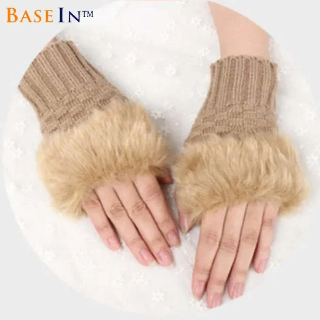 Fingerless Knit Gloves - Image 3