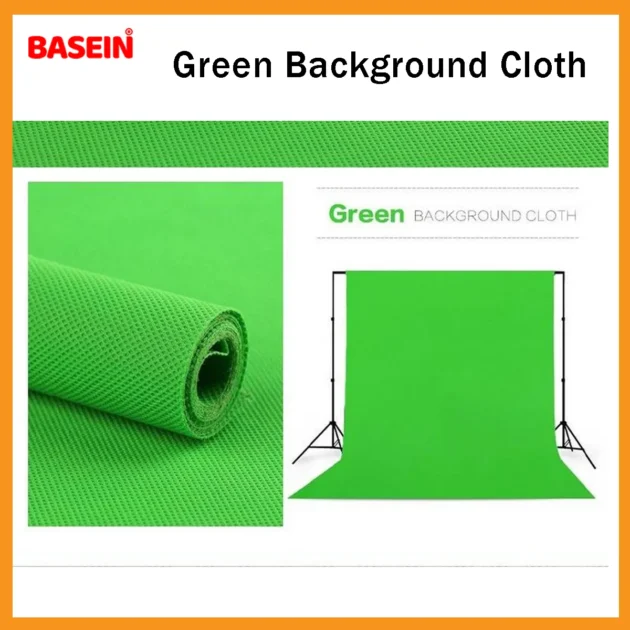 Green Screen Backdrop – Photography & Video Background Cloth for Recording & Photoshoots